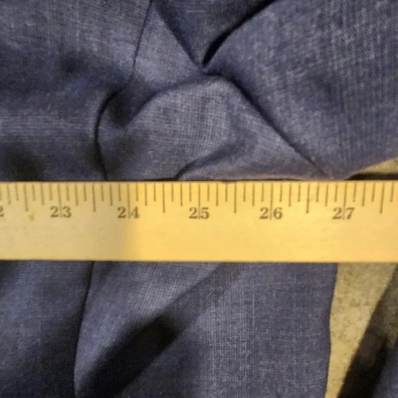 Vintage Ralph Lauren Blazer Mens 52R Blue Wool Blend Lined Two Button Sport Coat
